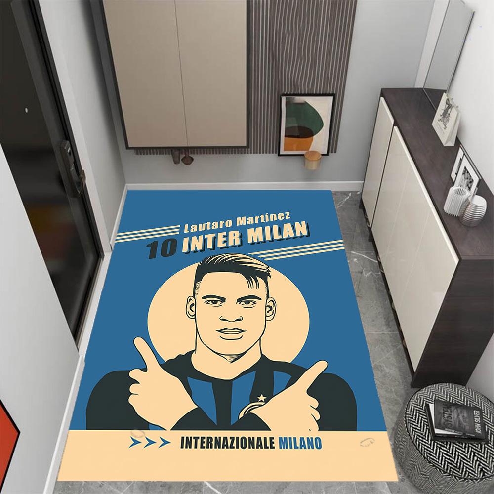 Ronaldo's Iconic Celebration Themed Anti-Slip Rugs - Polyester Home Decor, Suitable for Bedrooms, Living Rooms, Doorways, Studios, and Decorations
