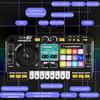Brinquedos de Controlador de Mixer DJ de Simulação para Crianças, Brinquedos Eletrônicos de Jogo Educacional com Efeitos Musicais Multifuncionais, Presente de Aniversário Para Crianças