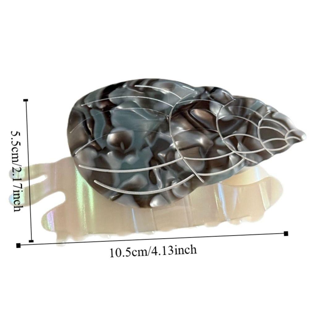 Korean Style Ocean Series Hair Claw Beach Headwear Acetic Acid Conch Hair Claw High Ponytail Clip Hair Accessories