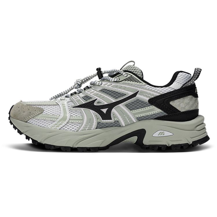 Mizuno Fiyi Tl Retro Outdoor Shock Absorbing Slip Resistant Durable Low Top Lifestyle Shoes Unisex Sneaker Grass-Green D1GH240904