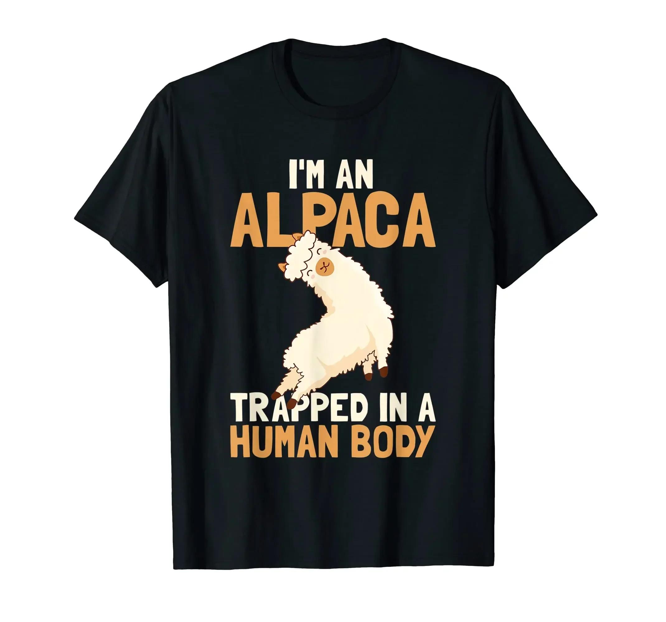 

Funny Alpaca Lover Alpaca in A Human Body Womes T Shirts Graphic T Shirts 4XL