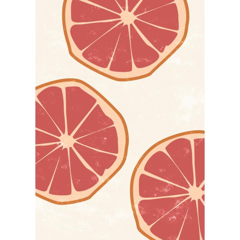 Boho Cartoon Funny Kitchen Food Fruits Banana Coconut Poster Canvas Painting Wall Art Pictures Club Bar Shop Restaurant Decor