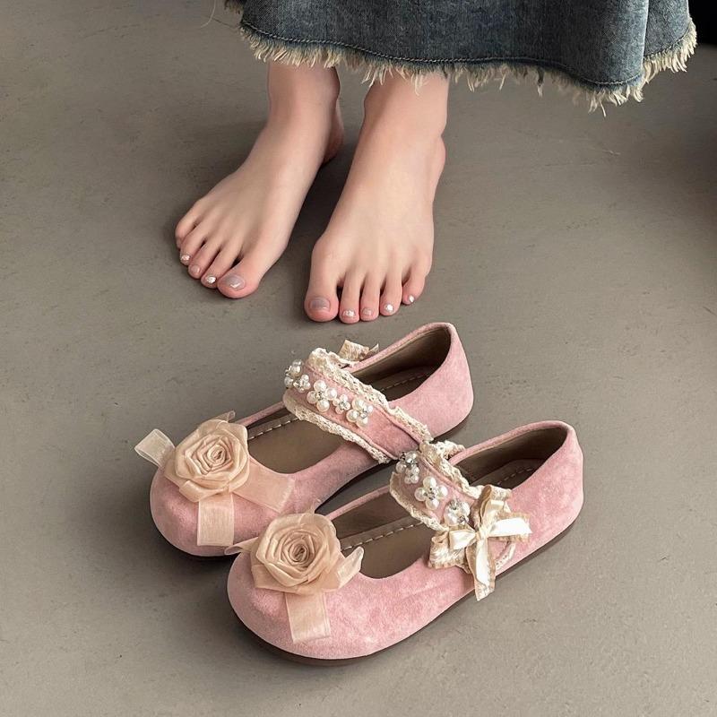 Fashion Fashion Design Women Shoes Ladies Female Footwear Ballerinas Woman 2025 New Dress Ballet Flat Spring Mary Janes Zapatos De Mujer