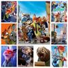 5D Diamond Painting Disney Zootopia Full Diamond Embroidery Cartoon DIY Rhinestone Pictures Cross Stitch Kits Crafts Home Decor