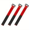 3pcs/set Reusable Fishing Rod Tie Holder Strap Suspenders Fastener Hook Loop Cable Cord Tie Belt Fishing Tackle Box Accessories