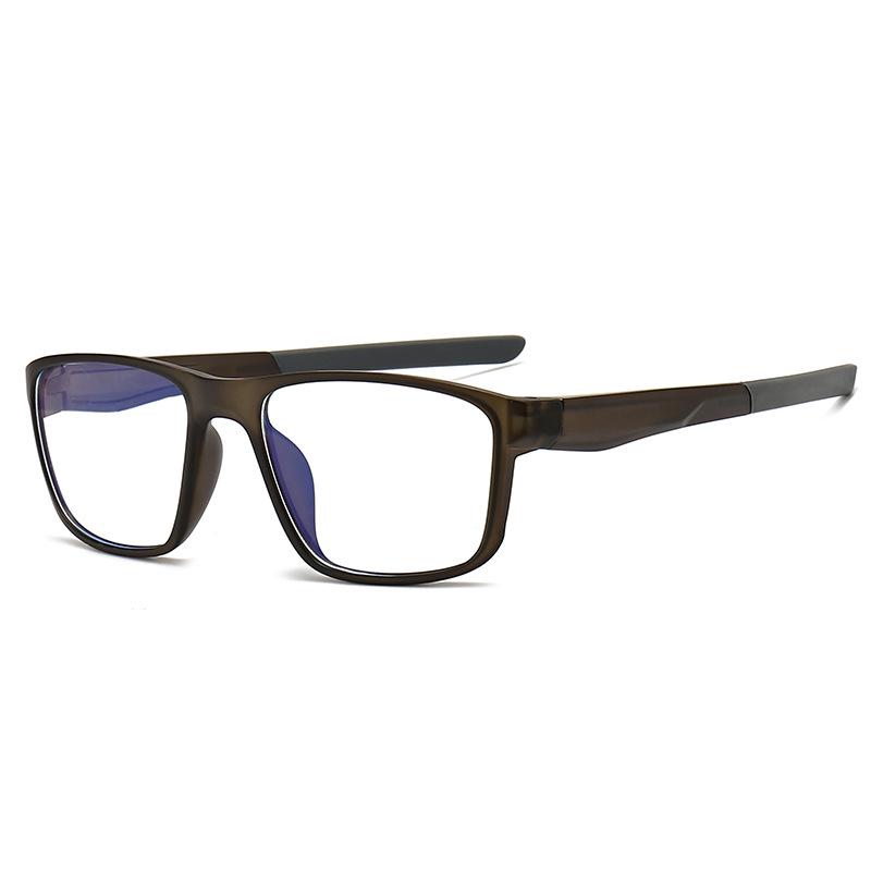 TR90 Men s Blue Light Blocking Classic Square Glasses, TR5780 - Prescribable Lenses