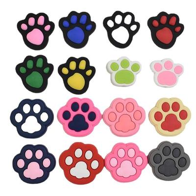 16 Pieces Animal Footprints Series PVC Shoe Charms for Shoe Decoration