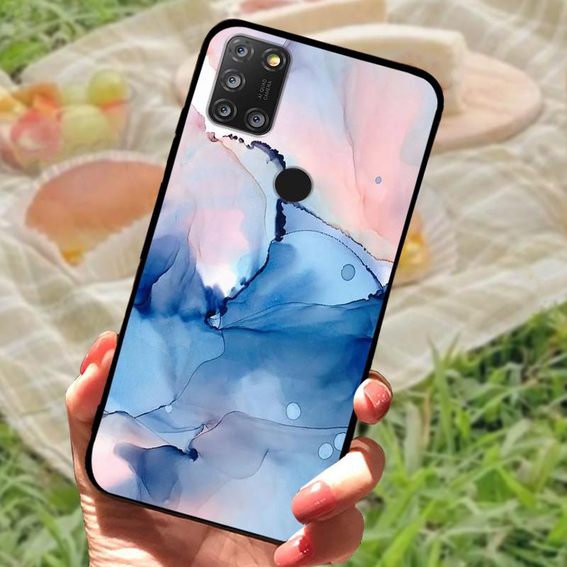 For Alcatel 3X 2020 Case Marble Silicon Back Cover Phone Case For Alcatel 5X 5061 / 3X 2020 4 Cameras Cases Soft Bumper Funda
