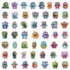 50pcs Cartoon Monster Graffiti Stickers: Waterproof, Creative Decorations for Car, Phone, Computer - Perfect for Students