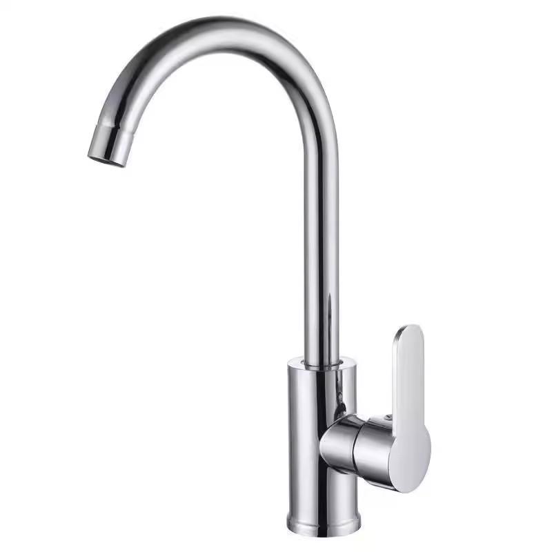 Stainless Steel Anti-Splash Hot & Cold Kitchen Faucet for Vegetable Sink & Washbasin