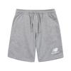 New Balance Nowe spodenki męskie treningowe Val Essentials z naszytym logo, szare Ms31540 Ag