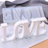 Valentinstag Romantische Liebe Dekorative Ornamente Form Hochwertige Epoxidharz Handwerksform Handgemachte Geschenkherstellung Silikonform