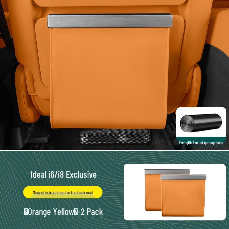 Kompatibel mit Ideal L6-L9/i6-i8 Auto-Magnetischer Müllsack für die Sitzlehne