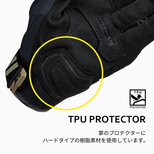 RS TAICHI TAICHI Motorcycle All Season Waterproof Rain Touch Panel Compatible Built-in Protector DRYMASTER Compass Gloves RST451 BLACK/WHITE L