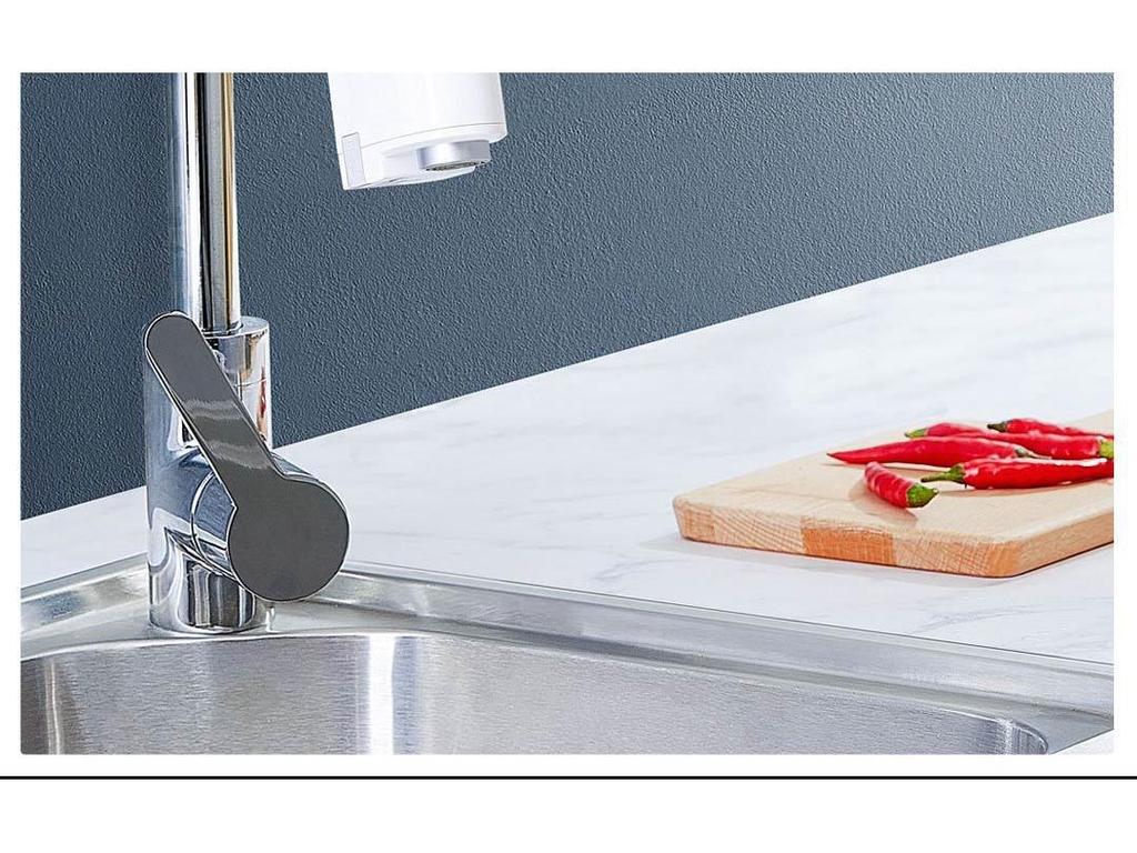 Xiao Da Smart Splash-Proof Infrared Faucet: Water-Saving, Rechargeable Valve for Kitchen and Bathroom
