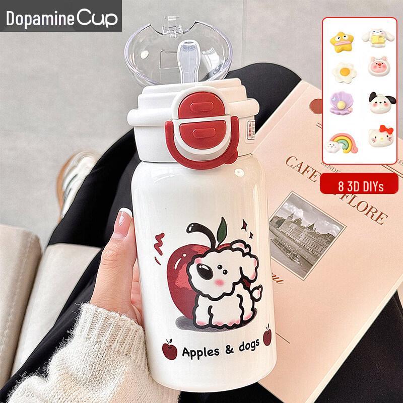 Qiwei Portable Stainless Steel Insulated Straw Cup
