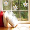 Blume Gänseblümchen bunt Sonnenlicht statische Aufkleber Fenster Fensterglas selbstklebende dekorative Wandaufkleber