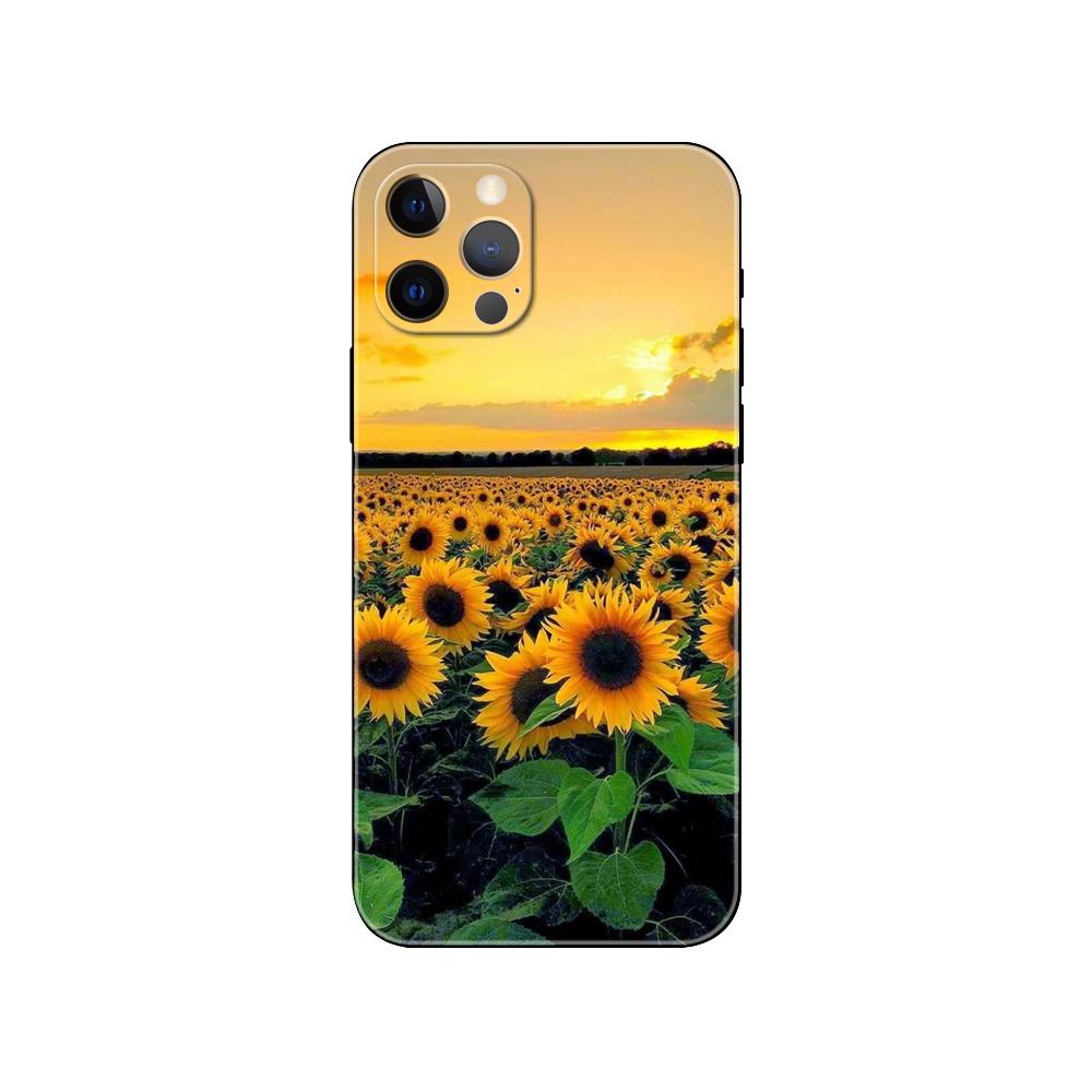 Sunflower Phone Case For iPhone Samsung Galaxy Redmi Xiaomi Oppo OnePlus Note S A 7 8 9 10 11 12 13 14 20 21 22 23 53 54 Pro Max Plus Ultra TPU Soft