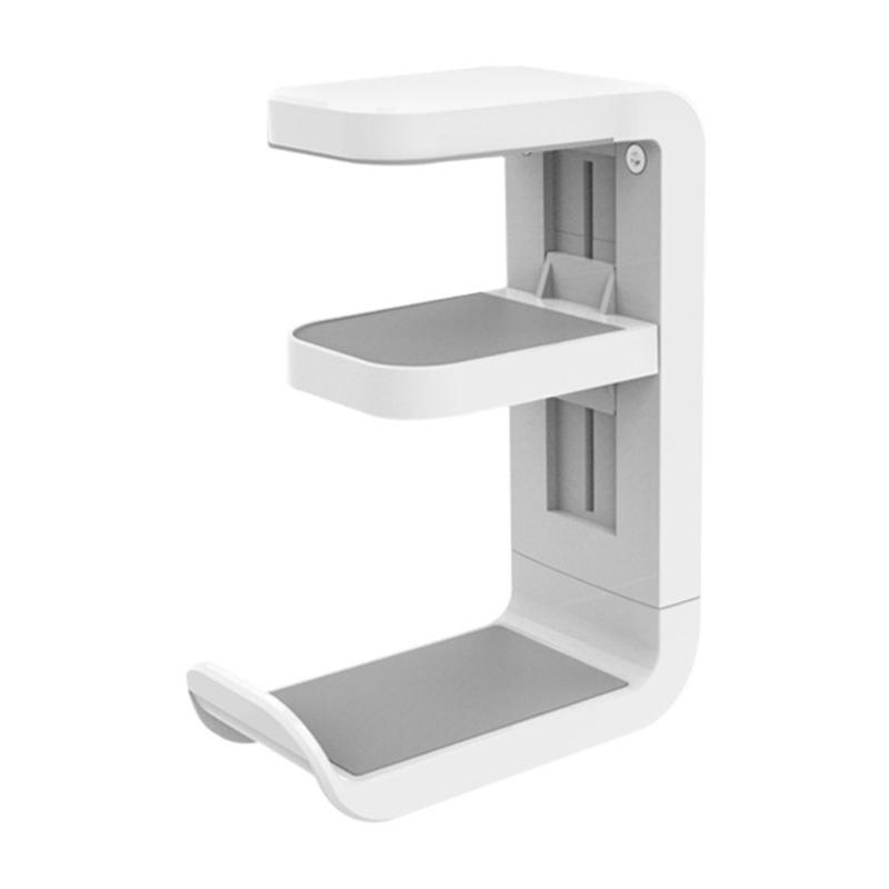 Space Saving Headphone Stand with NonSlip Pad Rotating Arm for Desks, 360°Rotating Hook for Tidy Desk Setups Hanger