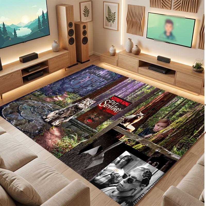 Pet Sematary Rug Soft Thick Non Slip Floor Carpet for Bedroom Living Room Home Decor