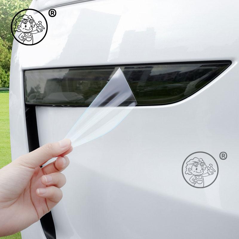 For Tesla Model YL 2026 2027 Car front headlight protective film daytime running light TPU Transparent film Auto accessories