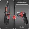 Rechargeable Multifunctional Electric Screwdriver Set - Compact Household Phillips & Slotted Tool.