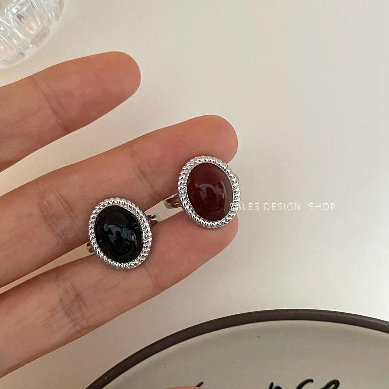 Dongdaemun Retro Edelsteinring - Luxuriöses Vielseitiges Fingeraccessoire