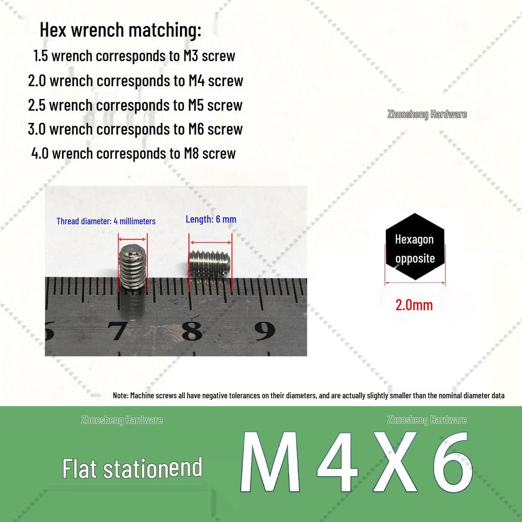 Stainless Steel Faucet Handle with M5 Hex Socket Screw for Kitchen/Bathroom Washbasin – Hot/Cold Water Accessory