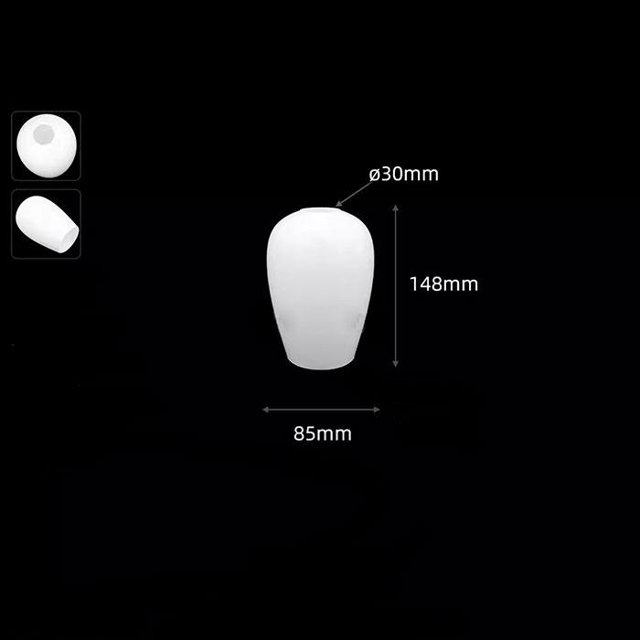 Clear Frost 30mm opening E14 Glass Lamp Shades Replacement,Green Amber 3cm Hole Glass Lampshade Cover for E12 Candle Wall Lights