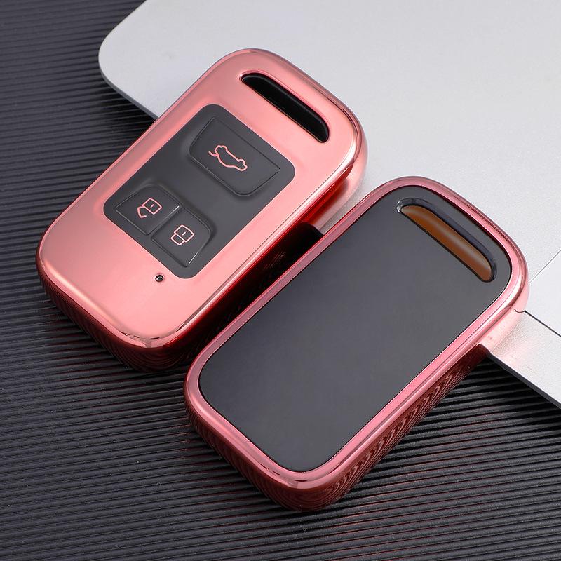 

Высококачественный чехол для ключа Chery Tiggo 8 для модели 2020 года, подходит для Tiggo 5x и 7. розовый