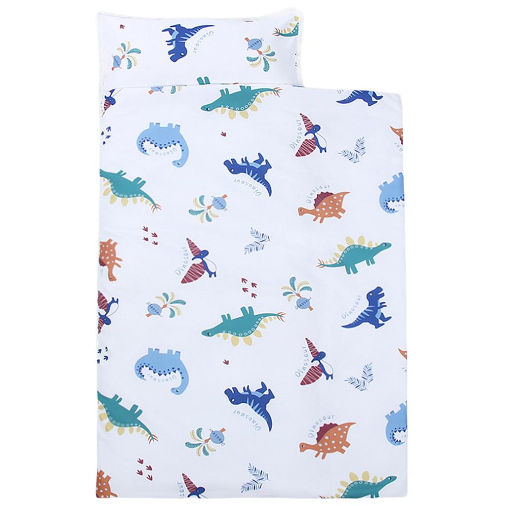 Kleinkind Nickerchenmatte Schlafsack mit Kissen Kinder Schlafunterlage mit abnehmbarem Kissen Hübsiger Druck Decke Baby Gitterbett Deko