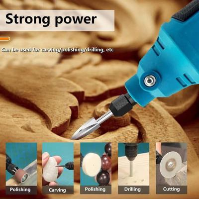 6 Variable Speed Grinding Polishing Electric Drill Carving Machine Cordless Electric Engraver Portable  Mini Rotary Tool