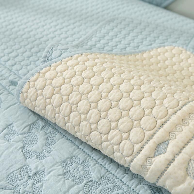 Pure Cotton Sofa Cushion for All Seasons, Fabric Art, Pure Cotton, Modern Non-slip Solid Wood Sofa Cover, Backrest Towel