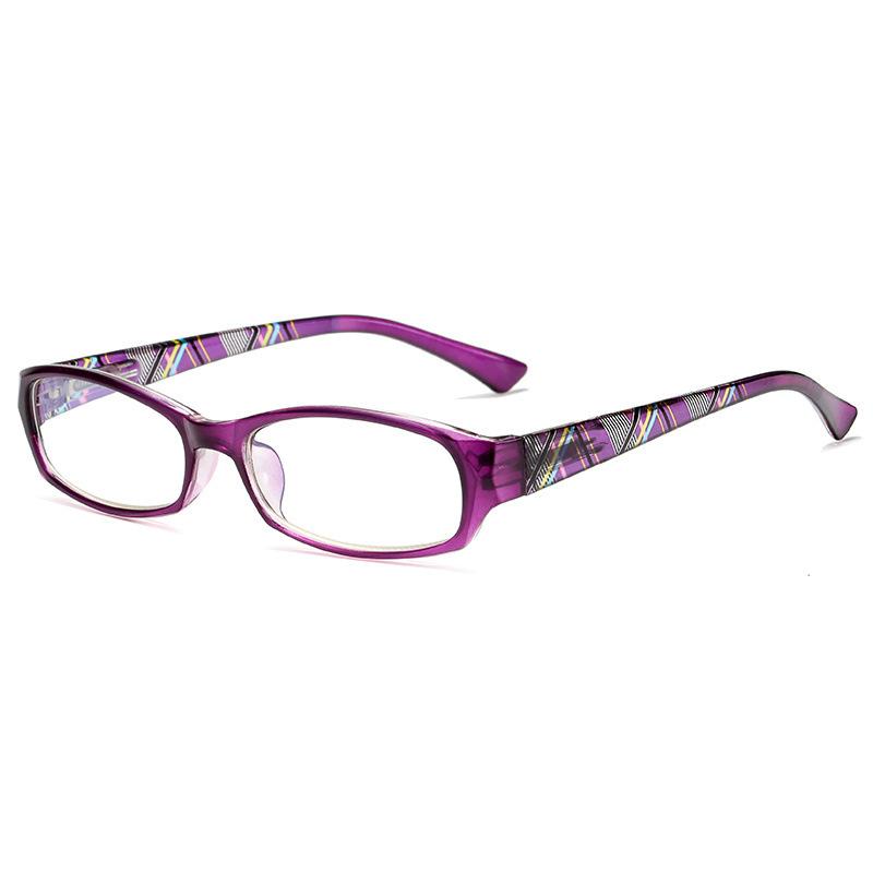 

Light Weight Small Reading Glasses Women Fashion Presbyopic Glasses For Ladies Trendy Anti-blue Light Eyewear +400 фіолетовий