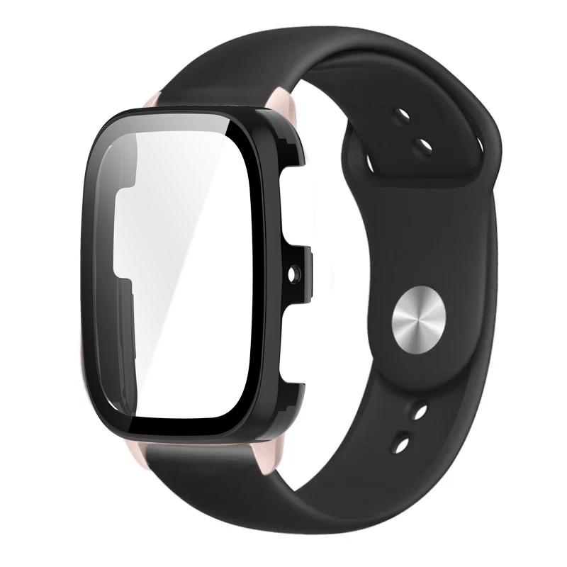 Smartwatch Silicone Watchband and PC Protect Case for Amazfit Active 2 Square Sport Bracelet