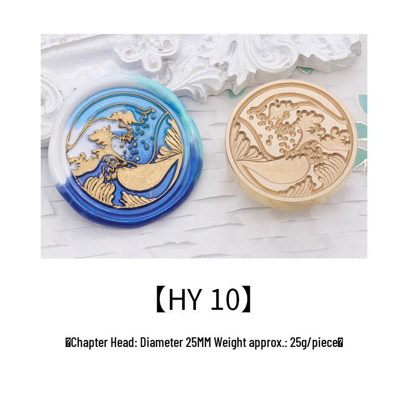 Ocean Series Wax Seal Stamp: Mermaid, Begonia, Whale