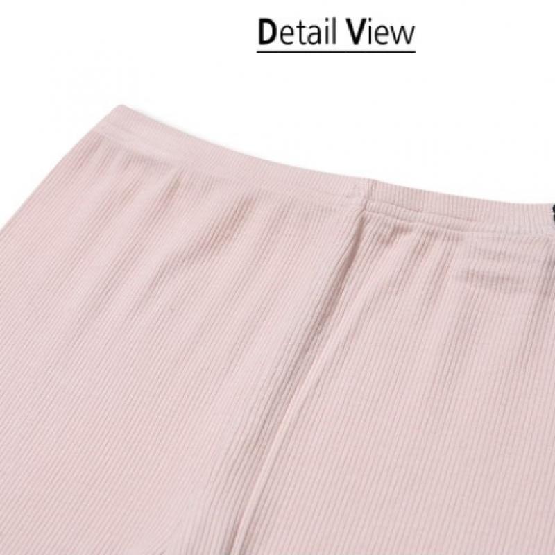 [Moda Carina] Moda Carina Soft Ribbed 7 Part Leggings Lpk