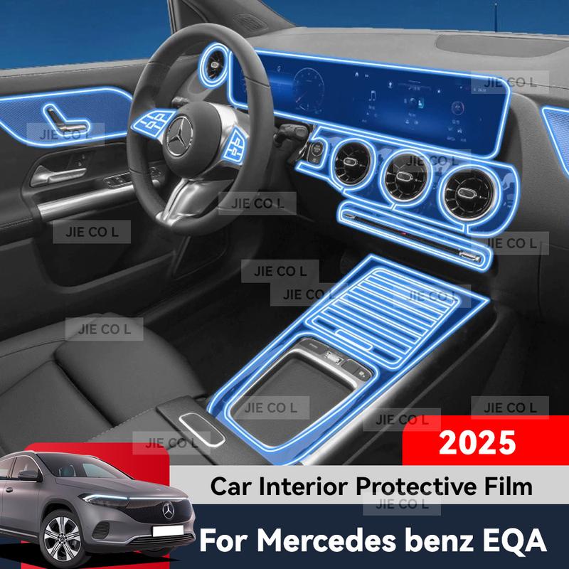 Auto Central Control Screen TPU Navigation Anti Scratch interior Protection Film GPS For Mercedes Benz EQA 2025