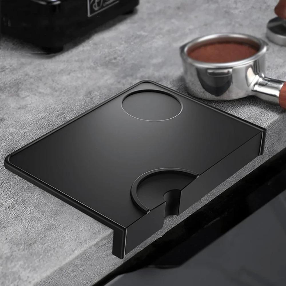 Corner Edge Espresso Tamping Pad Non-Slip Coffee Powder Press Pad Coffee Tamping Station  Cafe