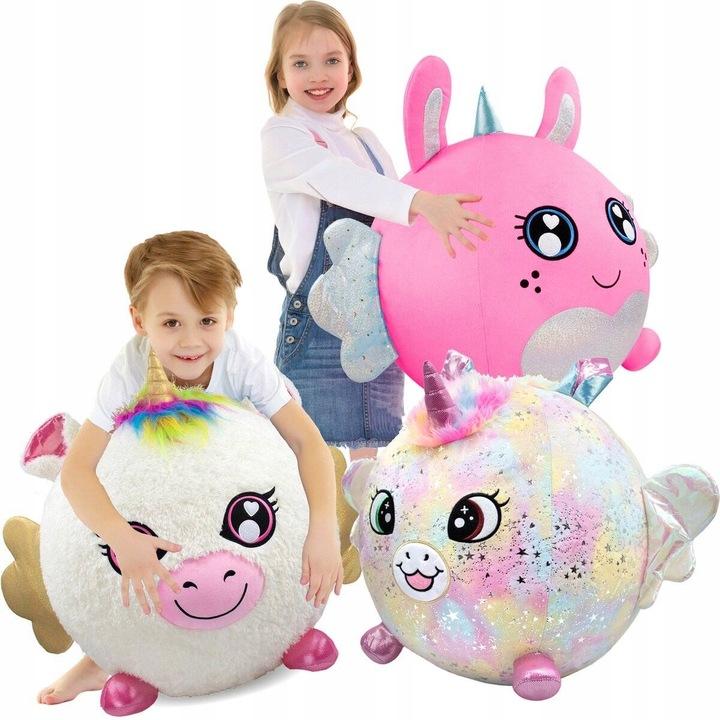 Biggies Tęczowy Jednorożec Unicorn Maskotka Pluszak Do Pompowania
