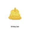 Pure Gold 999 Princess Prosperity Mobile Phone Sticker - Good Luck & Wealth New Year Gift