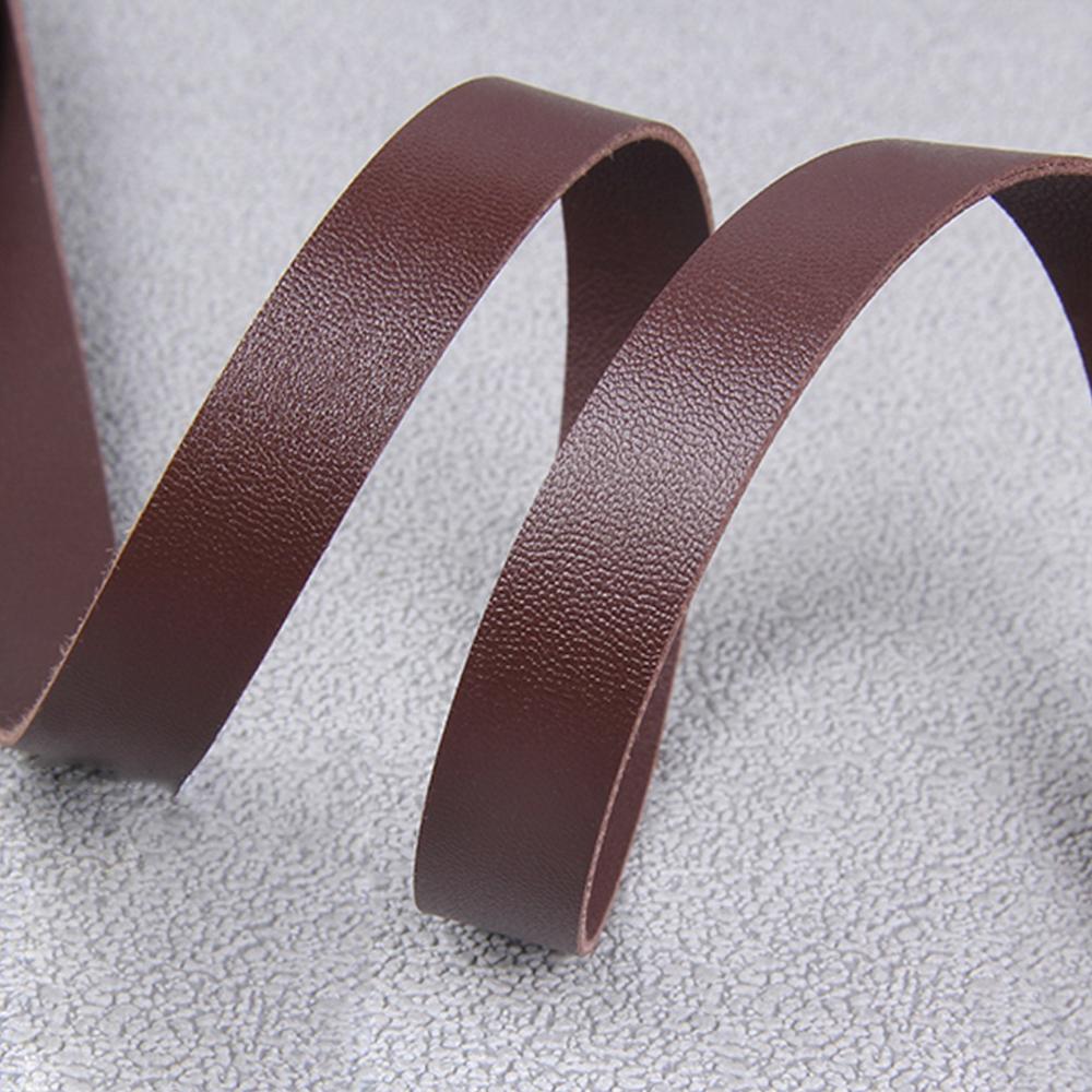 2 Meters 10-25MM Black/Coffee Flat Faux Genuine Leather Jewelry Cord String Lace Rope DIY Bag Necklace Bracelet Finding