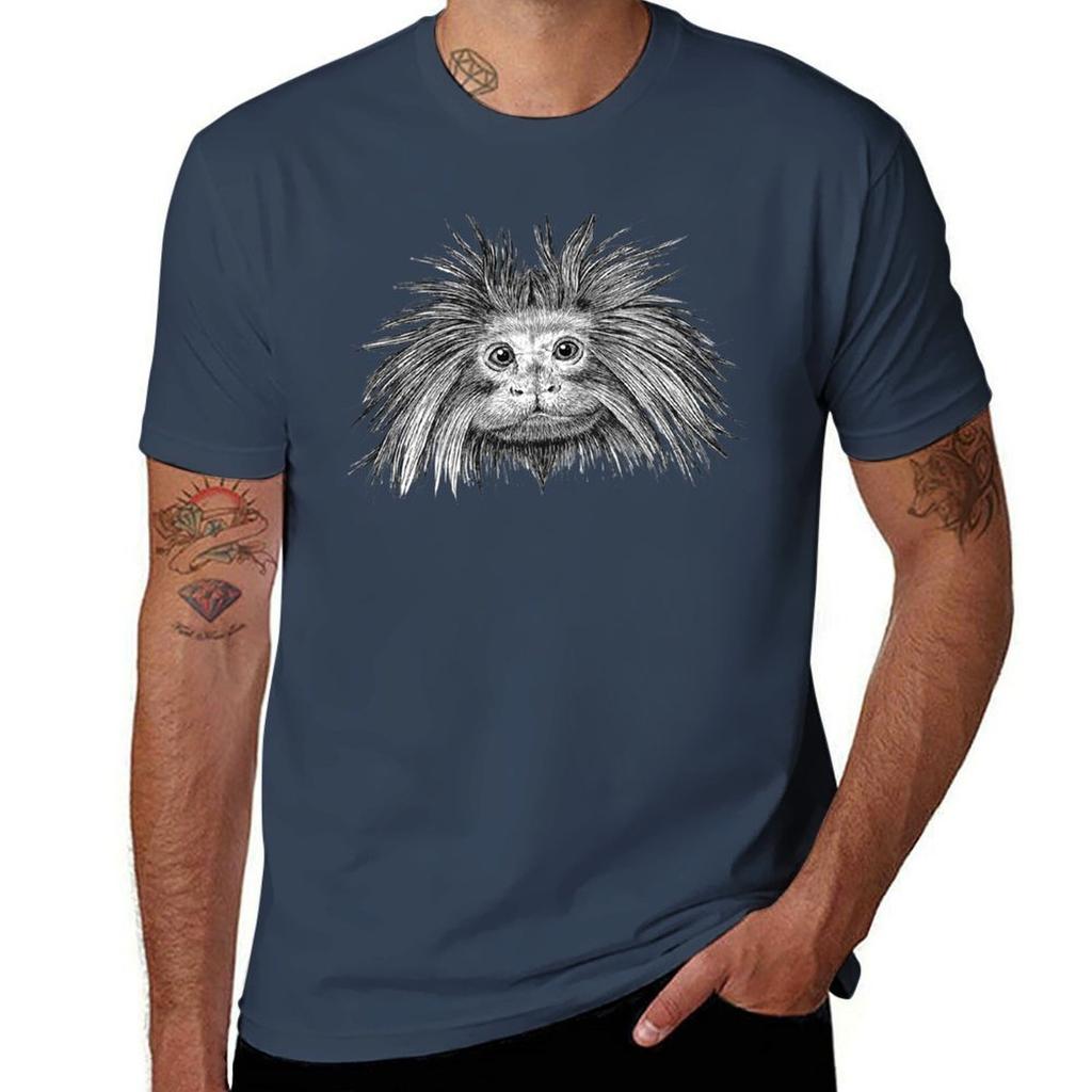 Lion Tamarin Tshirt Large Size Soft Cotton Tshirt