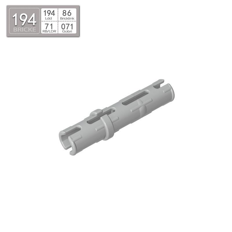 BRICKE Brick Pin with Friction Long 23.7 Compatible with LEGO 6558 Educational Building Blocks Puzzle Tool