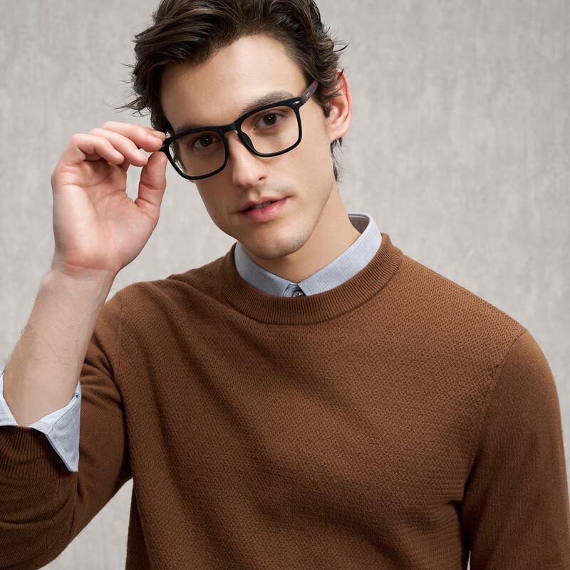 

EMZ Erdos Men s 100% Wool Round Neck Sweater 3XL