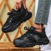 Platform Sneakers Fashion Chunky Shoes for Women Casual Sneakers Men Walking Running Shoes Height Increasing Leisure Versatile
