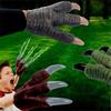 1Pair Jurassic World Dinosaur Claws Fun Dino Toys for Kids and Adult Party Supplies, Green