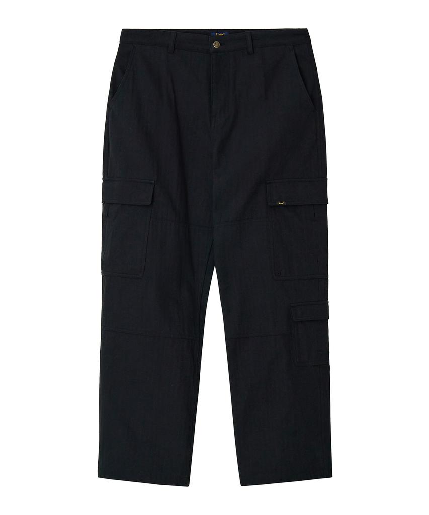 LEE Herringbone Cargo Pants Black