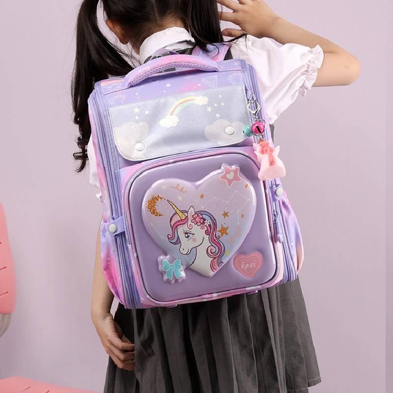 Trendy Cool Animal Print Kids School Bag For Girls Boys High School Students