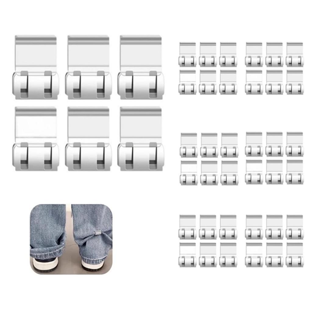 Hem Clips for Pants 500pc Leg Shortening Clip,Non-Slip Edge,Quick Fix,Hidden Adjuster,Sewing Accessories